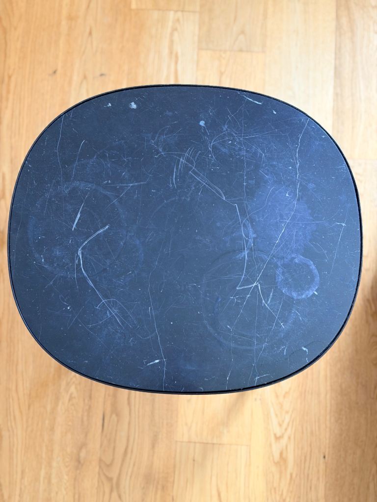 Black Marble Coffee Table / Side Table