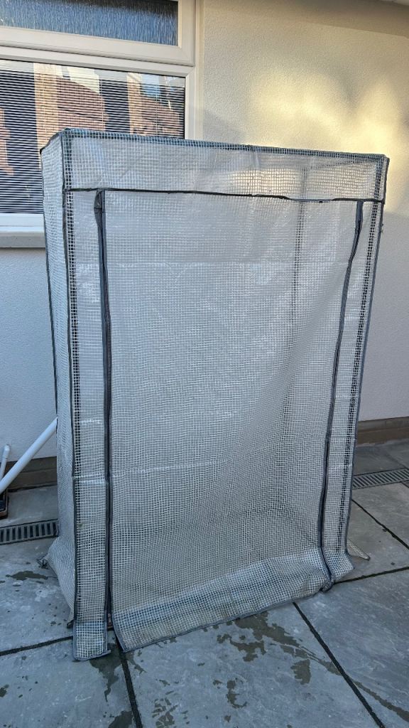 FREE plastic greenhouse with steel frame