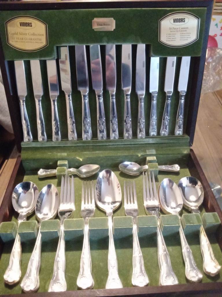 VINERS 58 Piece Canteen Silver plated 