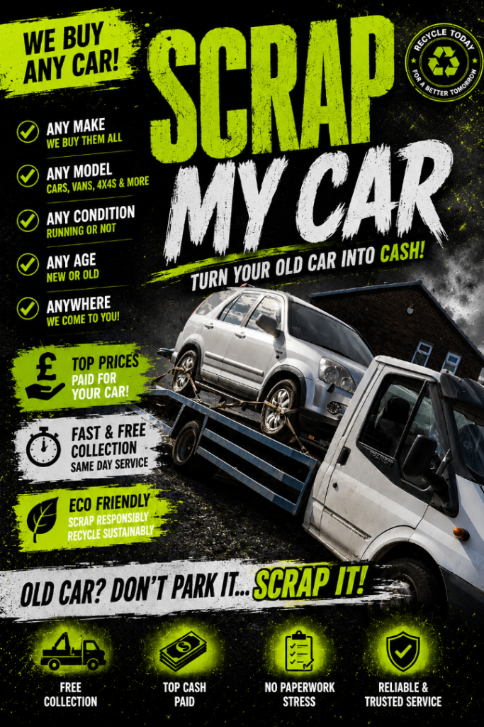 SCRAP CARS WANTED