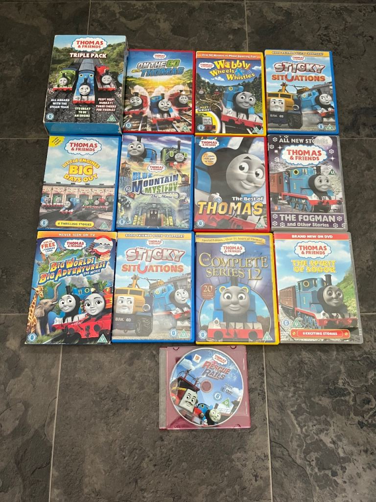 Thomas & Friends DVD Bundle x 15 Thomas The Tank Engine Thomas and Friends Movie