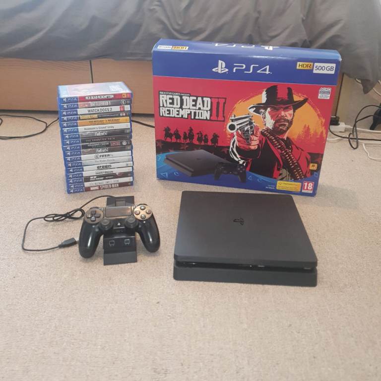 Perfect Christmas Present! PS4 Slim 500GB boxed – Red Dead Redemption 2 Special Edition