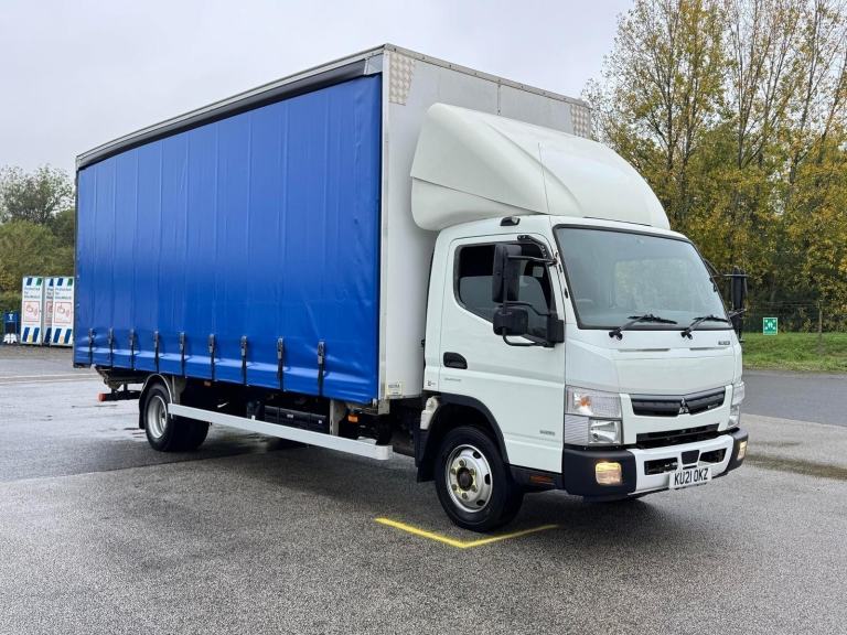 2021 Mitsubishi Canter curtain, 7.5t curtain, canter tail lift