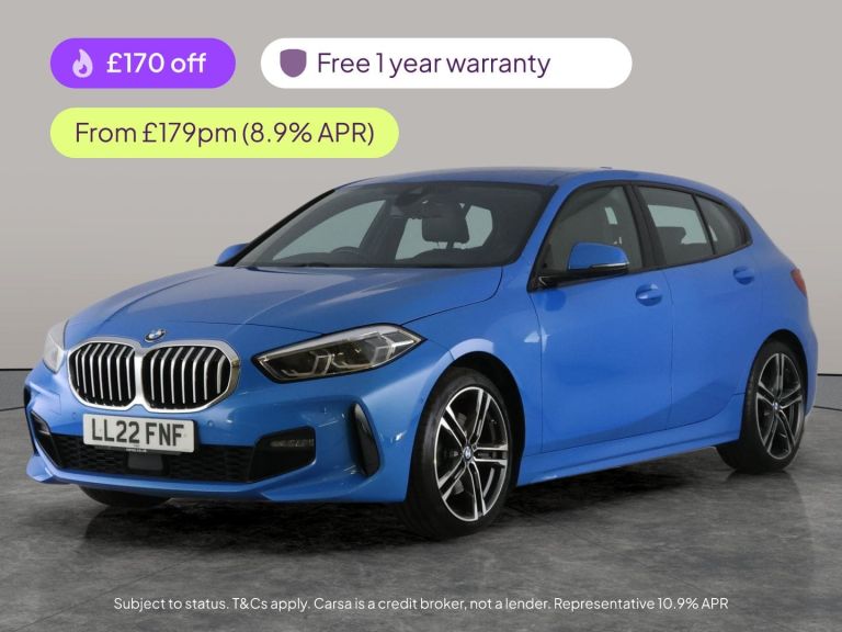 2022 BMW 1 Series 116d M Sport 5dr Step Auto [Live Cockpit Pro] HATCHBACK DIESEL Automatic