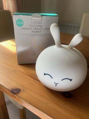 Silicone Rabbit Animal Night Light