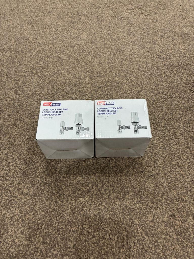 TRV Radiator Valve x 2 