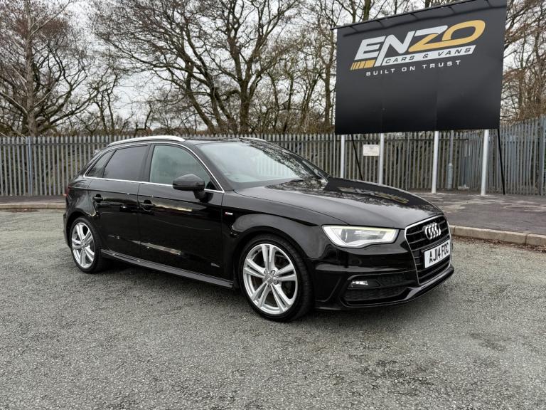 2014 14 REG AUDI A3 S LINE 2.0 DIESEL S TRONIC AUTOMATIC 5 DOOR HATCHBACK