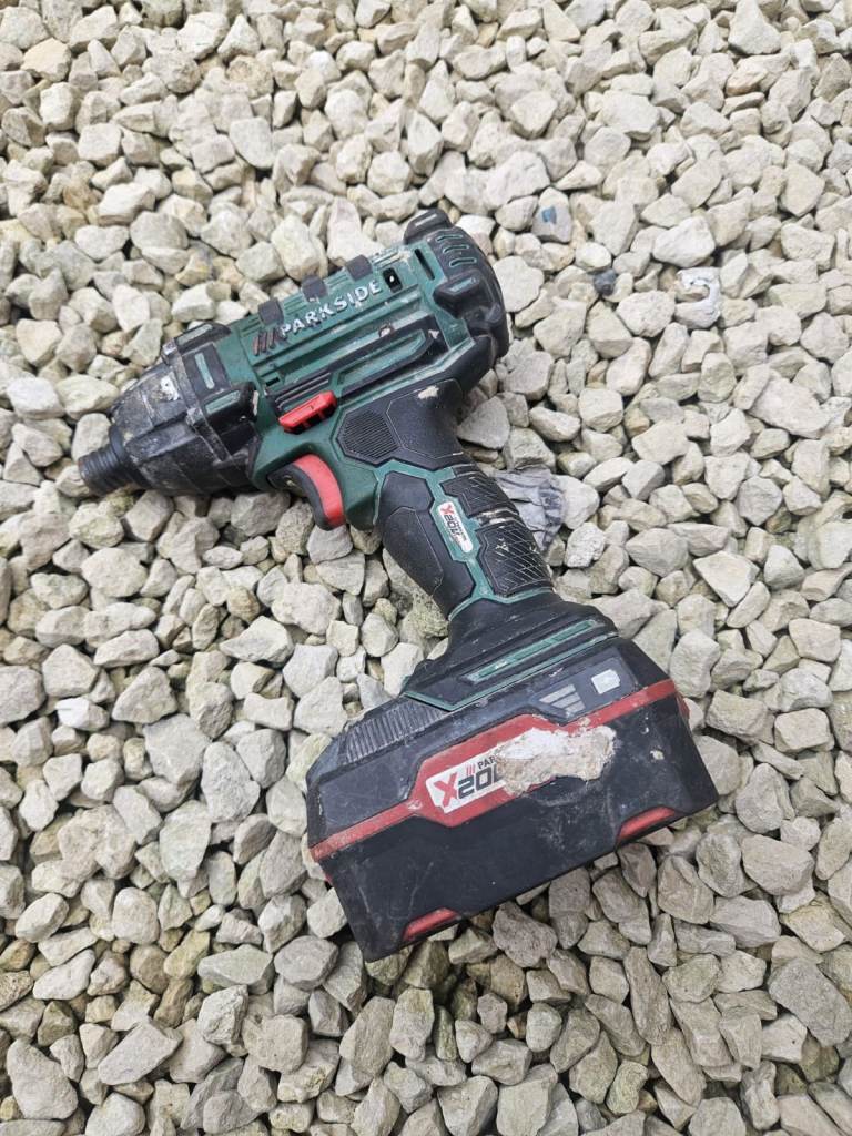 Parkside Cordless Impact Driver with Batteries and Charger