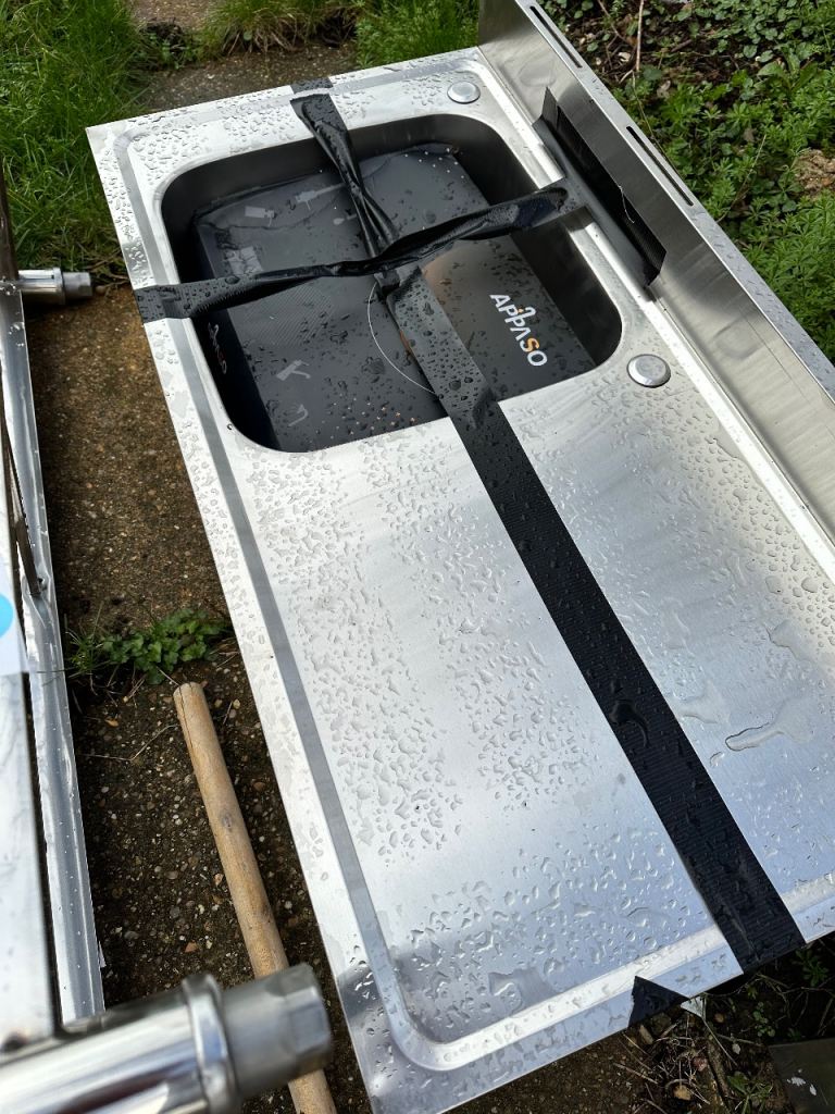 New free standing sink