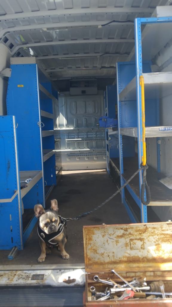 Fiat ducato van shelving rack / racking system bri-stor
