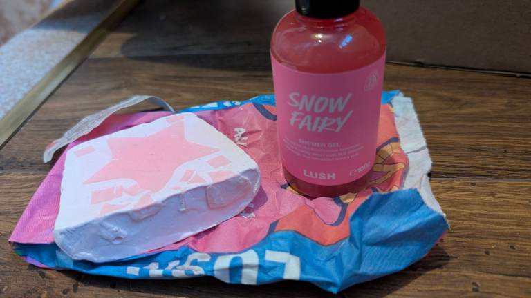 image for Lush snow fairy bar and shower gel