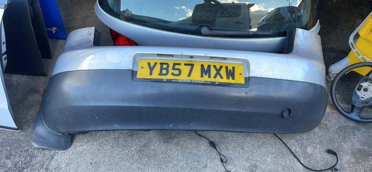 Mk5 golf silver rear back bumper 