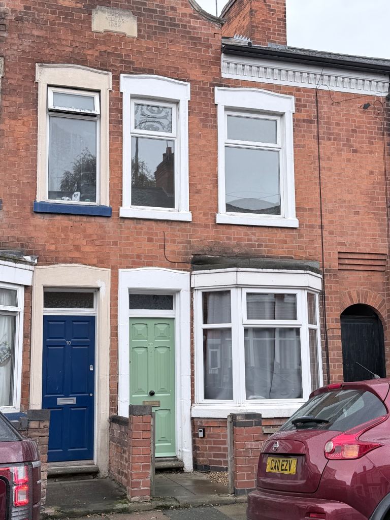 2 bed terraced property with attic space. 