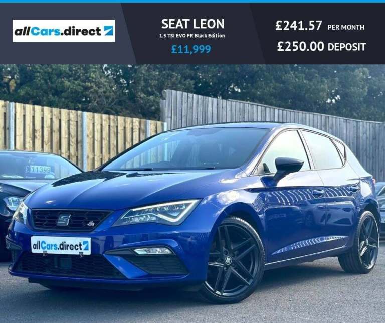 2020 SEAT Leon 1.5 TSI EVO FR Black Edition  Hatchback Petrol Manual