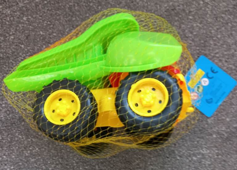 Brand new plastic truck and accessories for sand play