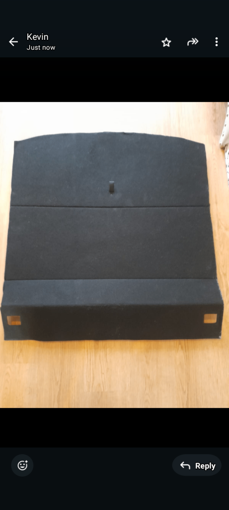 Genuine Honda Civic MK 10 carpeted boot floor and Honda under floor tool holder