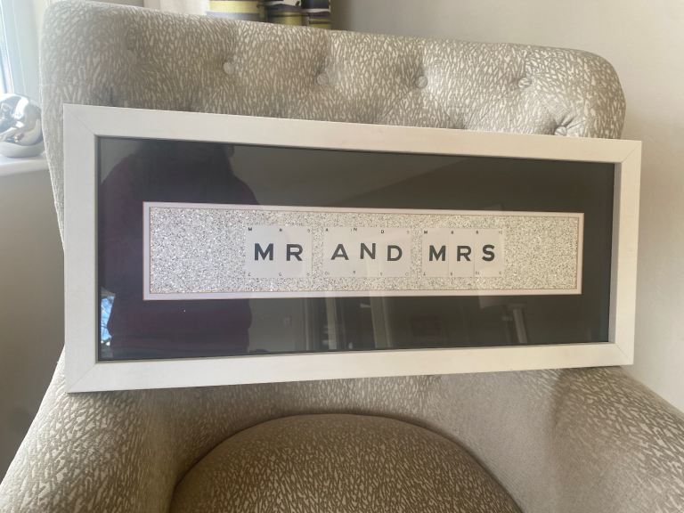 Photo and frame Mr & Mrs