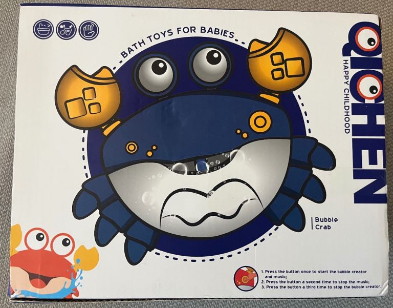 Crab bubble machine 