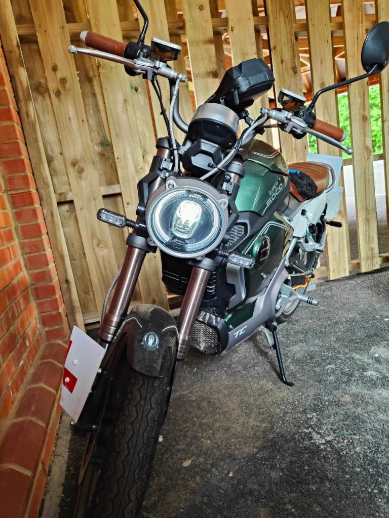 Super Soco TC Electric Motorbike 2019 – Low Mileage, Excellent Condition