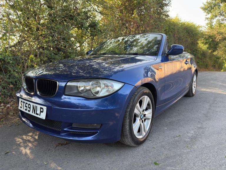 2009 BMW 1 Series CONVERTIBLE CABRIOLET 2.0 118d SE Euro 5 2dr