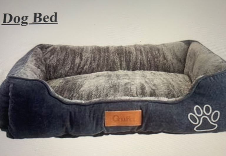 Crufts large pet dog plush bed