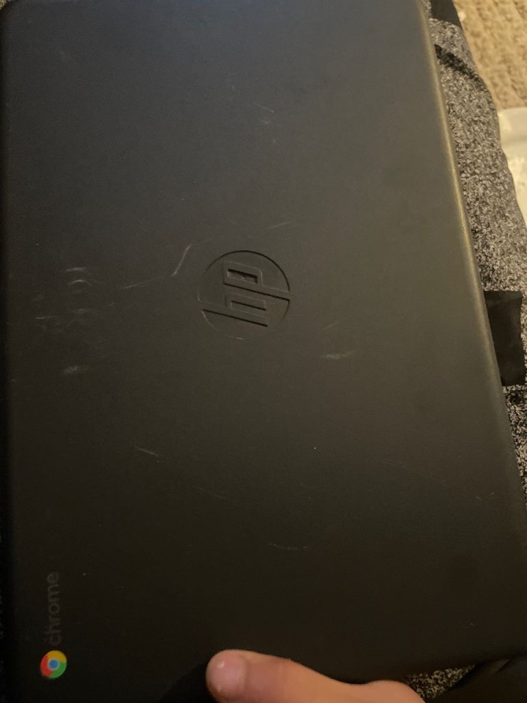 chromebook hp fully working with charger 