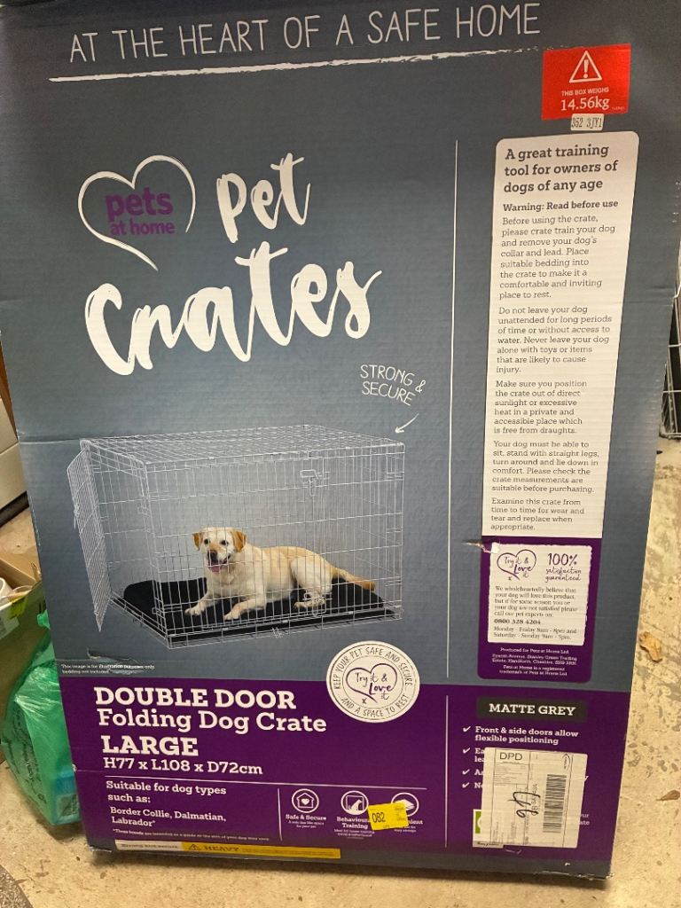 3 pets at home dog crates 