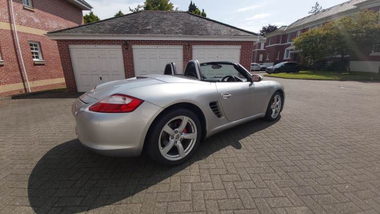 Porsche 987 Boxster 3.4S 6 speed. Arctic Silver Metallic with superb Porsche Service History