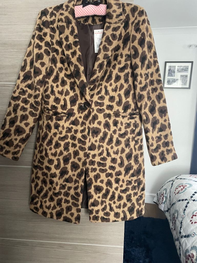 Women’s leopard print coat