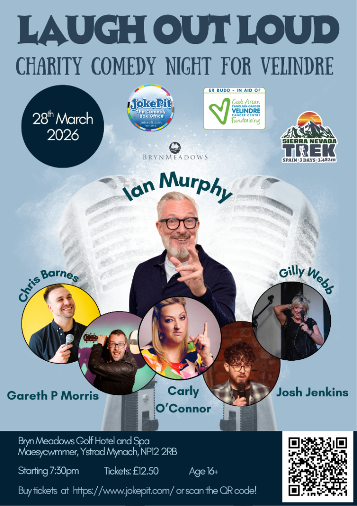 Charity Comedy Night in aid of Velindre