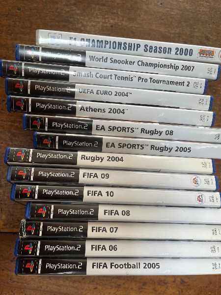 PlayStation 2 Games Bundle - FIFA, Rugby, Snooker, Tennis