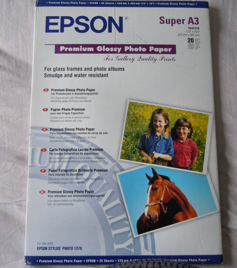 Various makes and sizes ,  photo print paper