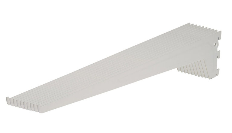 These are Brand New Form 67 x Form Lony White Epoxy Powder-Coated Steel Single Slot Bracket.