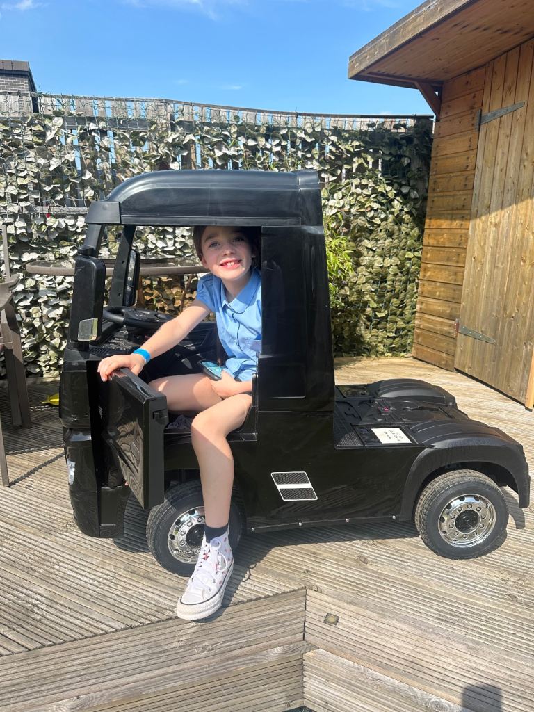 Electric Mercedes Truck