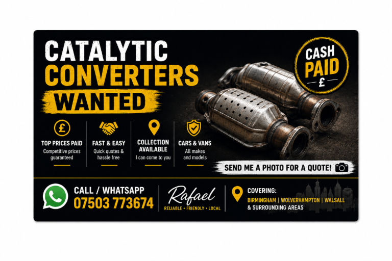 Catalytic converters wanted 