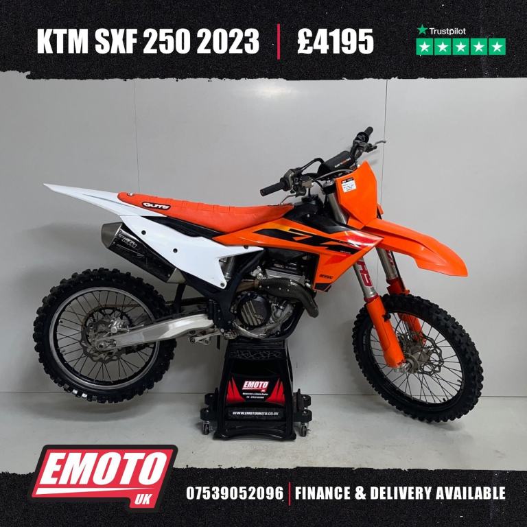KTM SXF 250 2023 Motocross Bike 250cc @EmotoUK - Finance Available