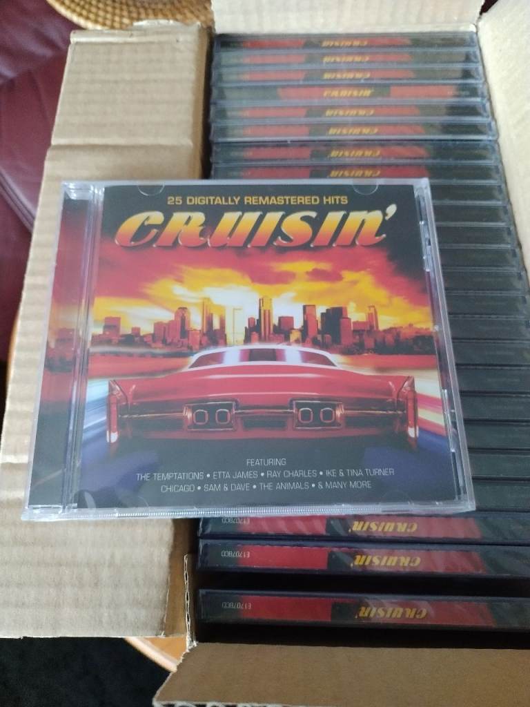 CRUISIN' 25 Hits [CD Album] BOX OF 25 BRAND NEW & SEALED