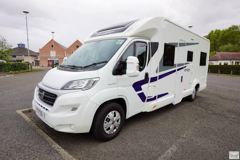 2017 Swift Escape 674, 6-Berth, 5-Seatbelts,End-lounge, Drop-down Double Bed