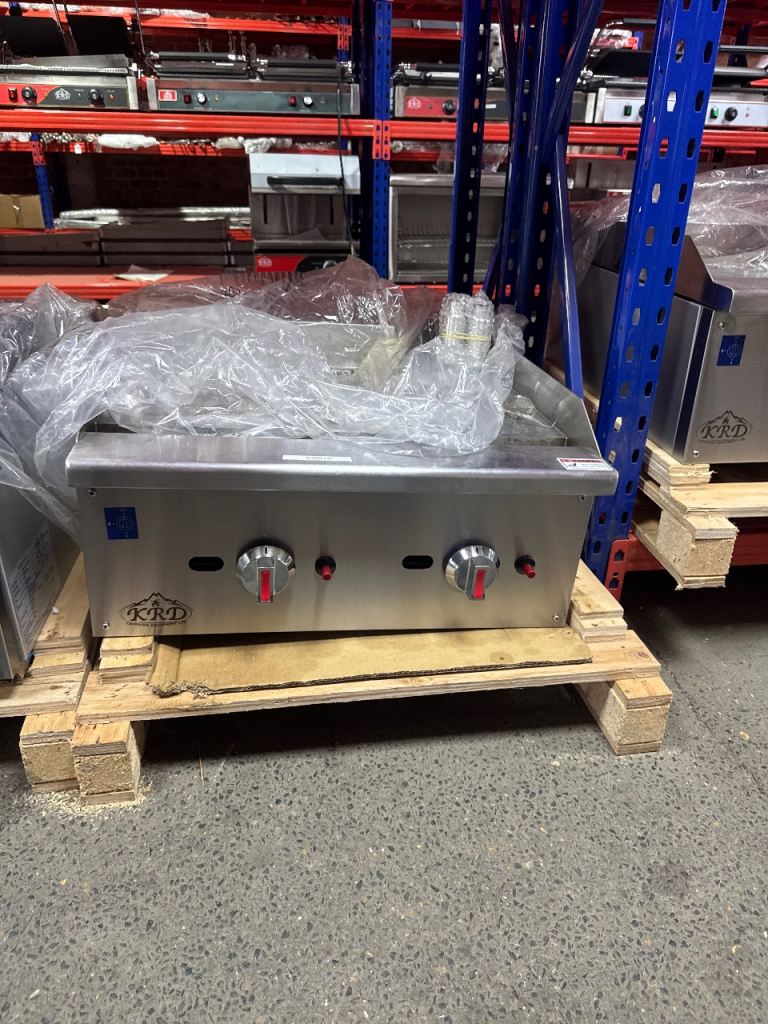 Commercial gas flat griddle for shop cafe restaurant takeaway 