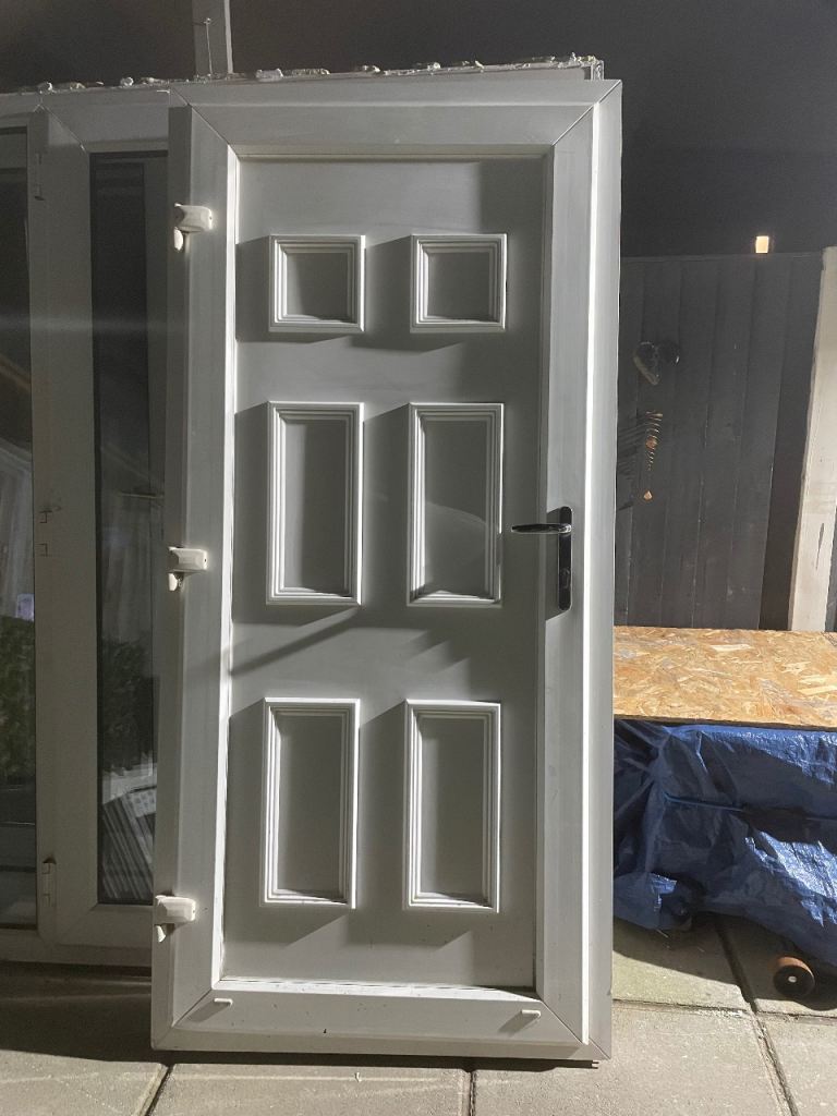 image for white pvc door