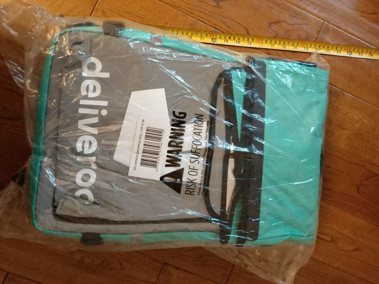 Deliveroo Food Delivery Bike Bag Large Size- Brand New