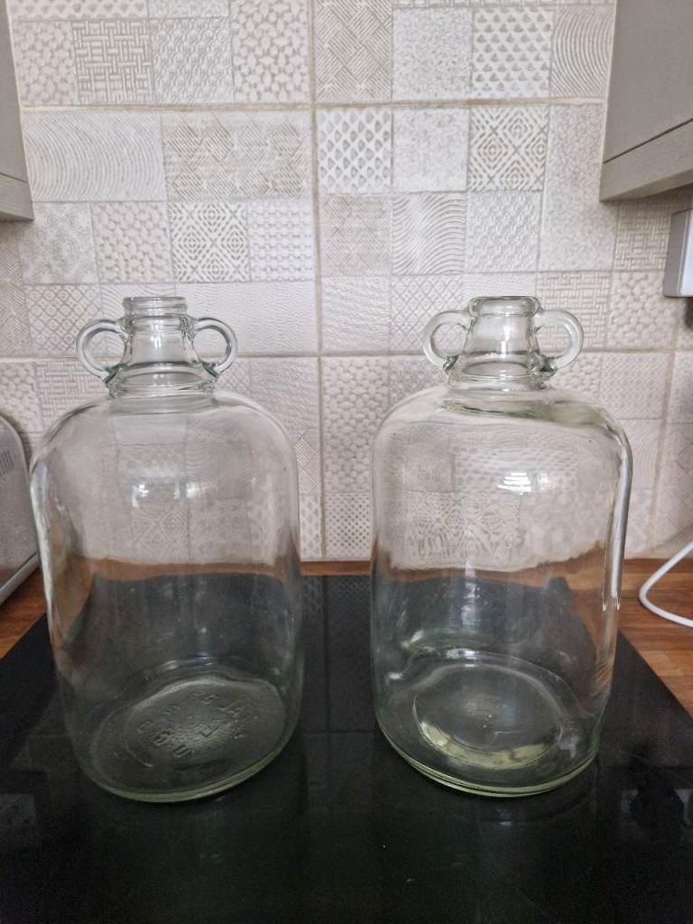 Glass Demi John jars
