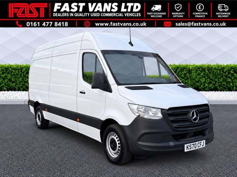 2020 Mercedes-Benz Sprinter 2.0 315 PROGRESSIVE CDI MWB HIGH ROOF 150 BHP Panel Van Diesel Manual