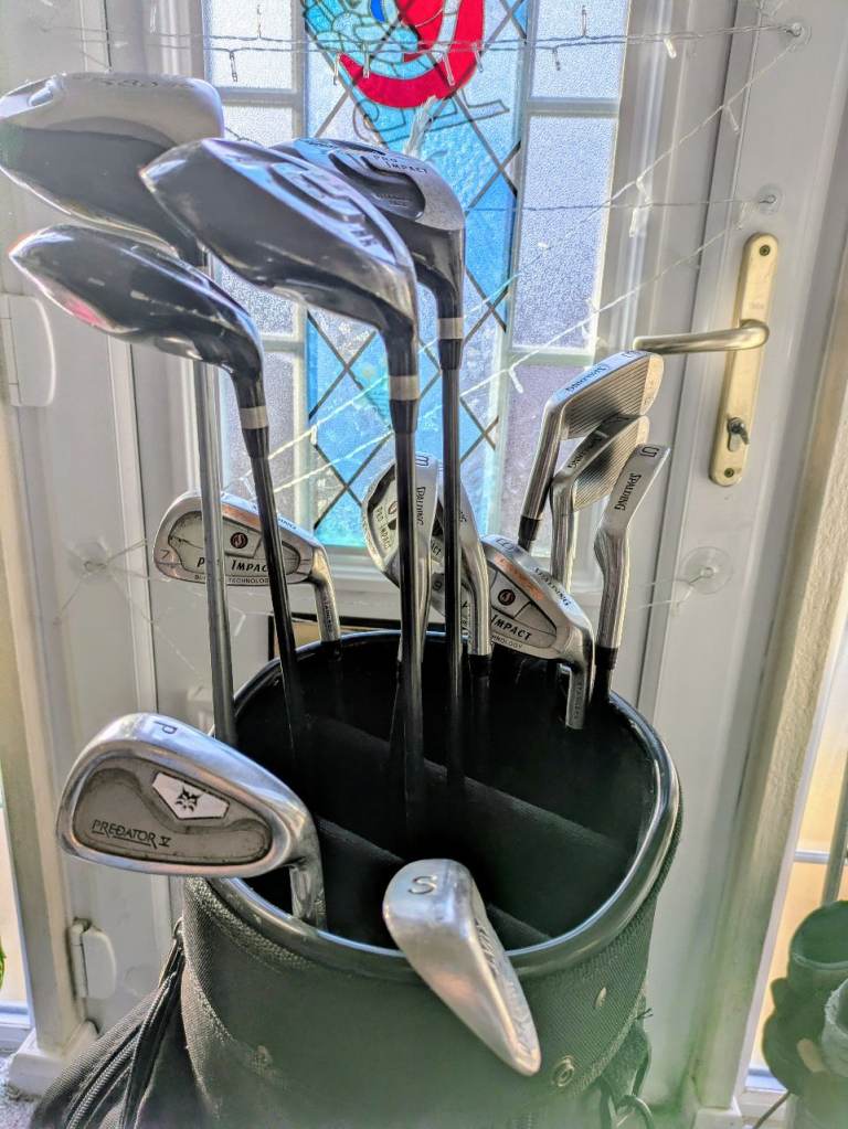 Spalding golf clubs all irons set plus driver and woods 