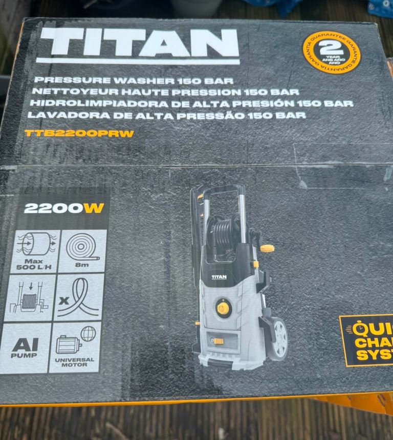 image for Titan 150BAR Electric Pressure Washer