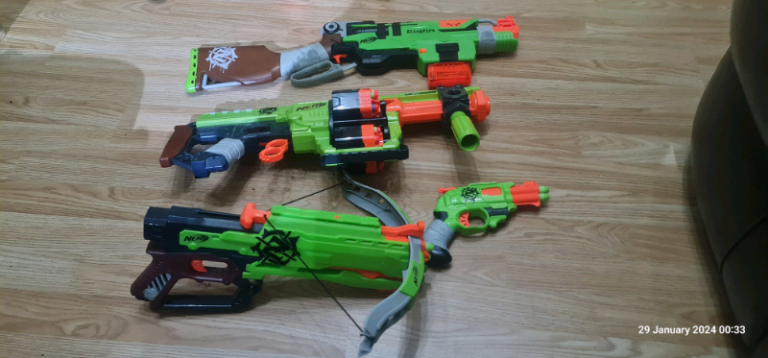 NERF guns Zombie series 