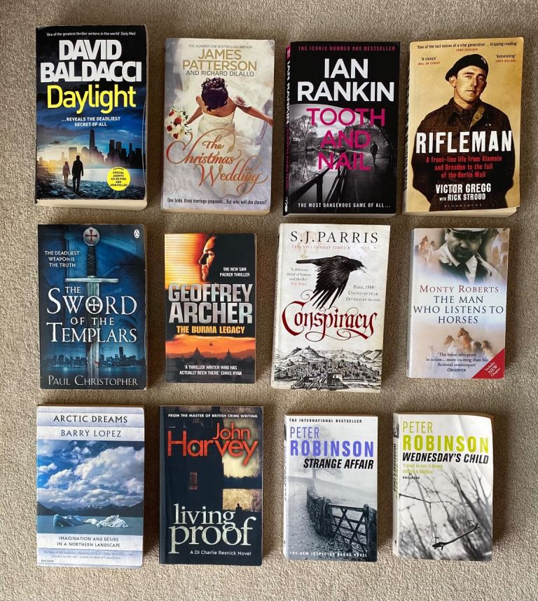 Thriller, Crime & Spy Books - £1 each