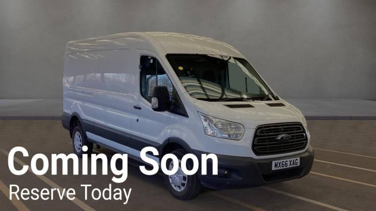 2016 66 FORD TRANSIT 2.2 TDCI 350 TREND NO VAT VAN L3 H2 EURO 5 (125 PS) DIESEL
