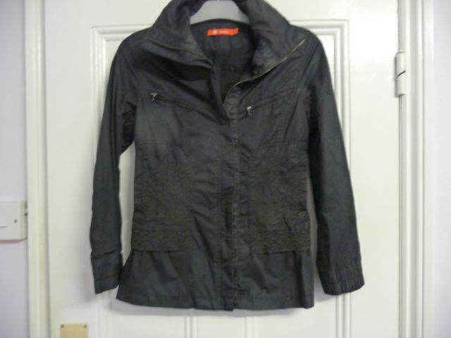 image for Ladies Black Zip Jacket. Small