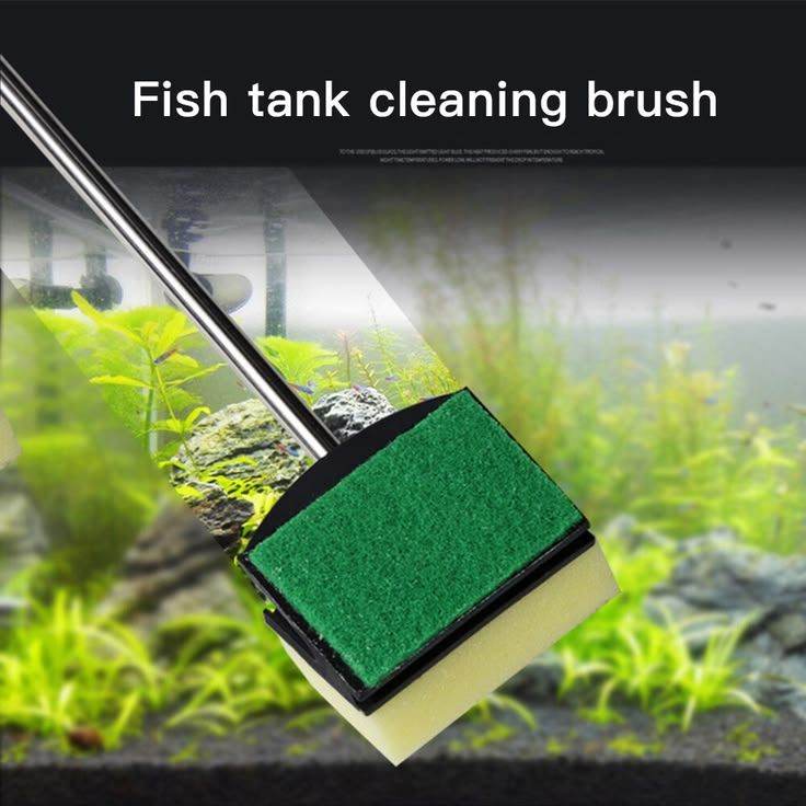 Aquarium fish tank glass cleaning brushes 